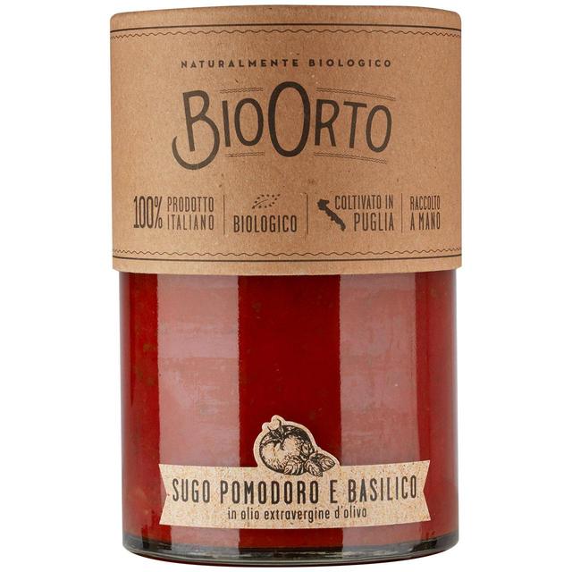 Bio Orto Organic Tomato & Basil Pasta Sauce, 350g