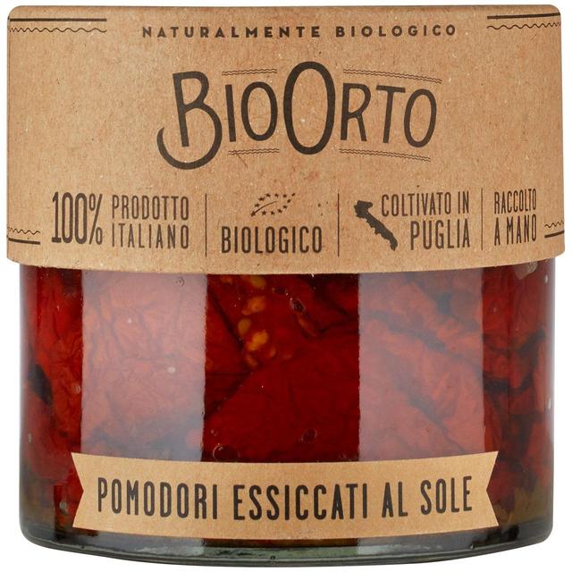 Bio Orto Organic Sundried Tomatoes in Extra Virgin Olive Oil, 212g