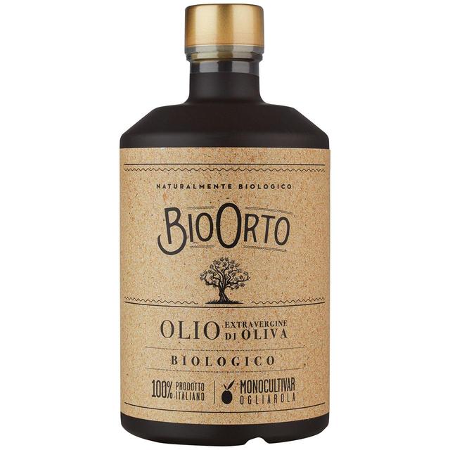 Bio Orto Organic Extra Virgin Olive Oil Monocultivar Ogliarola, 500ml