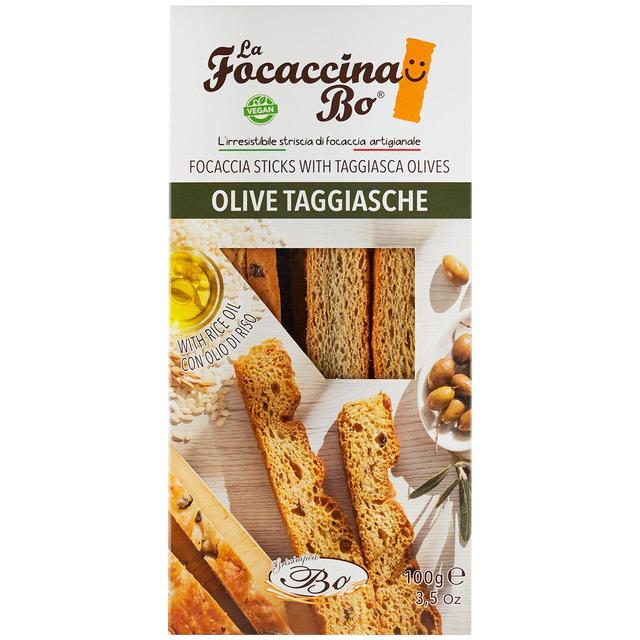 La Focaccina Bo Taggiasca Olive Focaccina, 100g