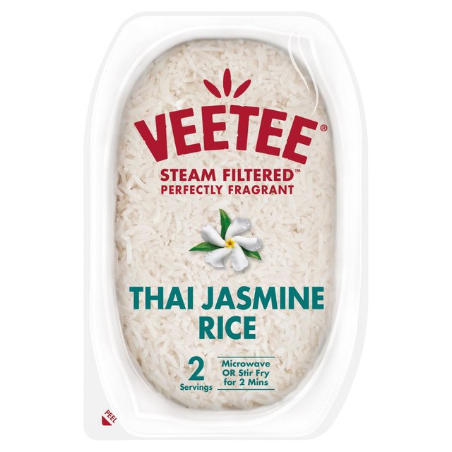Veetee Heat and Eat Thai Jasmine Microwave Rice Tray, 300g