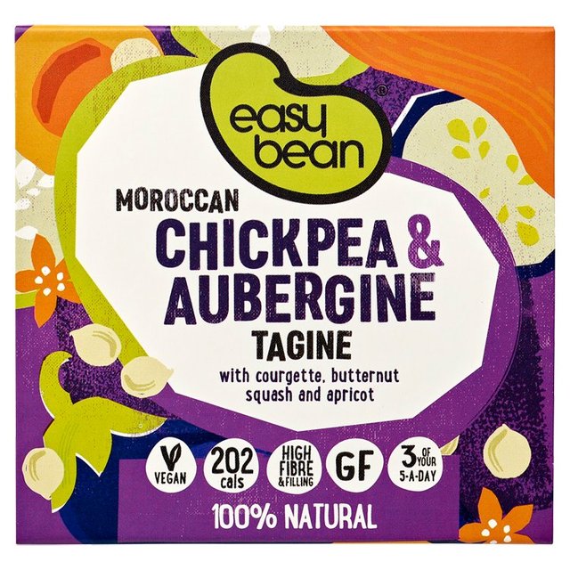 Easy Bean Moroccan Chickpea & Aubergine Tagine, 320g