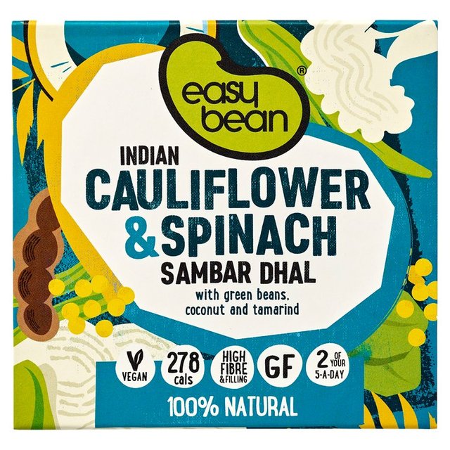 Easy Bean Indian Cauliflower & Spinach Dhal, 320g