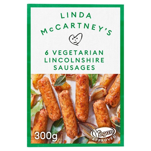 Linda McCartney Vegetarian Lincolnshire Sausages, 300g