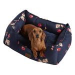 Joules Floral Square Dog Bed Large