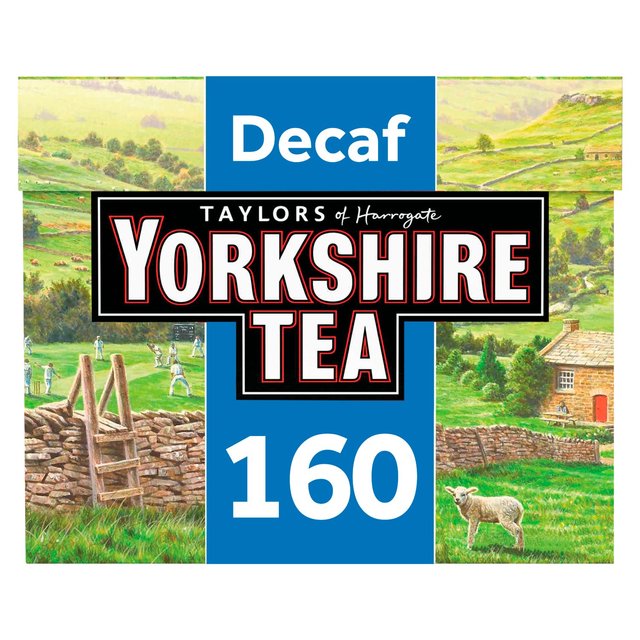 Yorkshire Tea Yorkshire Decaf Teabags, 160 Per Pack