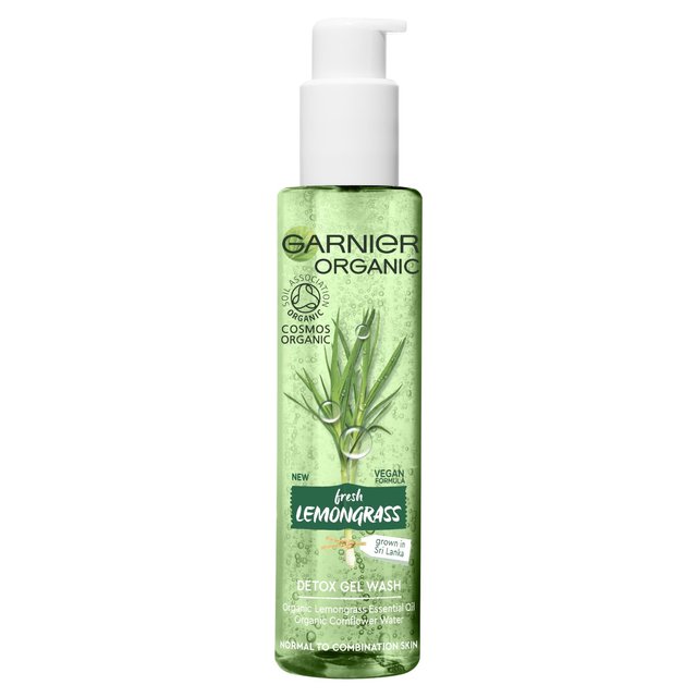 Garnier Organic Lemongrass Detox Gel Wash, 150ml