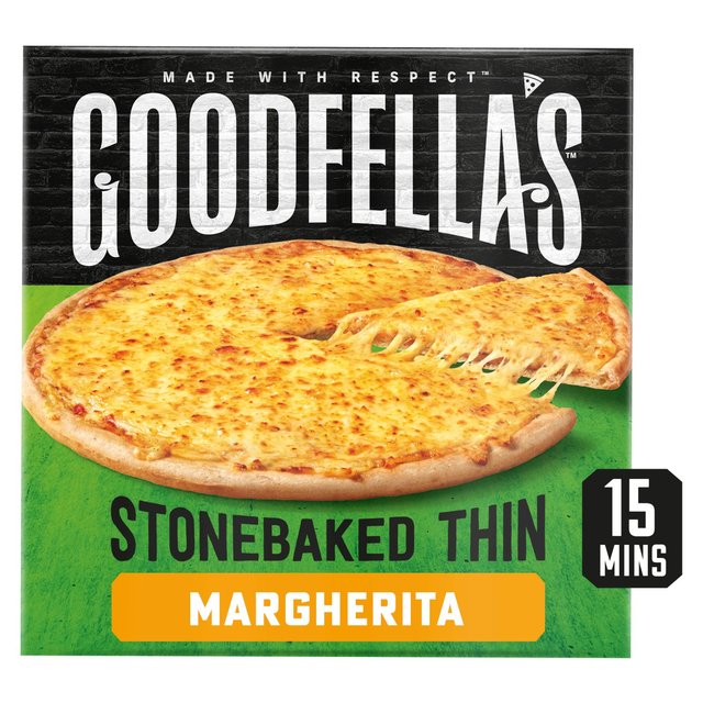 Goodfella’s Stonebaked Thin Margherita Cheese Pizza, 345g