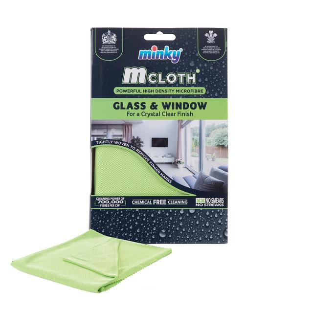 Minky M Glass And Window Microfibre Cloth, One Size