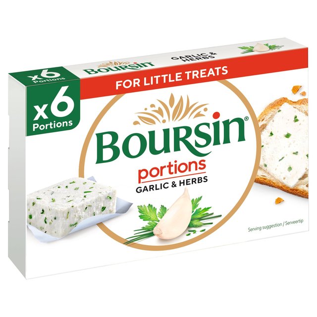 Boursin Garlic & Herbs Soft French Cheese, 96g