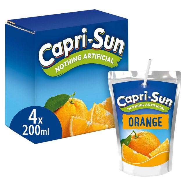 Capri Sun Orange, 4 x 200ml