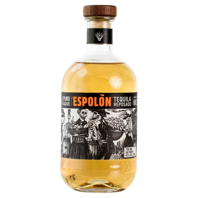 Espolon Reposado Super Premium 100% Blue Webber Agave Tequila, 70cl