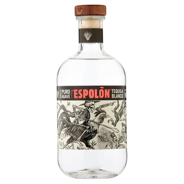 Espolon Blanco Super Premium 100% Blue Webber Agave Tequila, 70cl