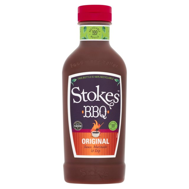 Stokes Original BBQ Sauce Squeezy, 510g