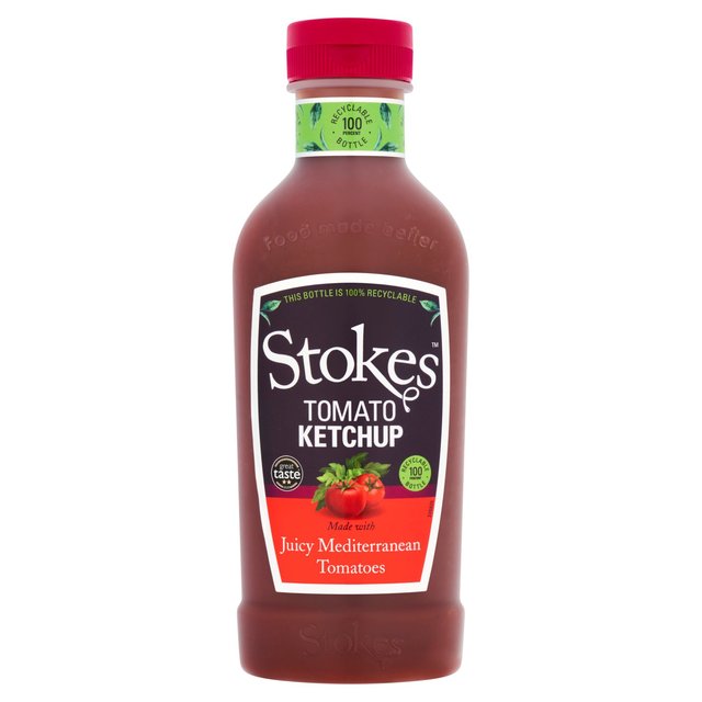 Stokes Real Tomato Ketchup Squeezy, 485g