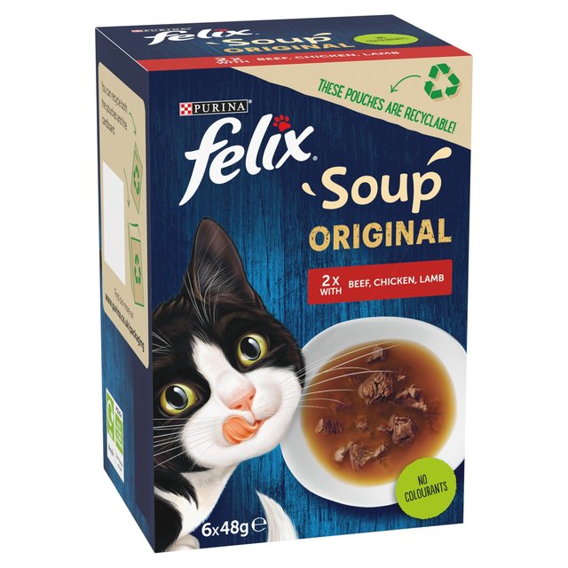 Felix Soup Cat Food Farm Selection | Ocado