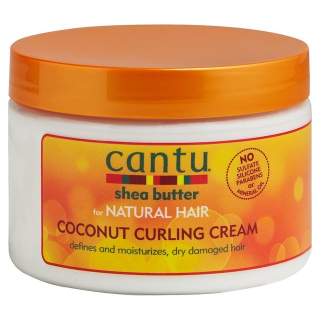 Cantu Shea Butter Coconut Curling Cream for Natural Hair, 340g