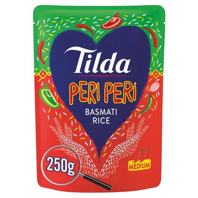 Tilda Microwave Peri Peri Basmati Rice, 250g