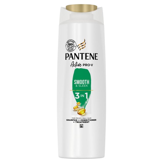 Pantene Pro-V 3in1 Smooth & Sleek Shampoo & Conditioner, 300ml