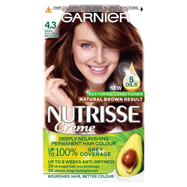 Garnier Nutrisse Cappuccino 4.3 Davina Permanent Hair Dye