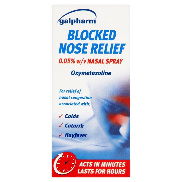 Galpharm Blocked Nose Relief Nasal Spray, 15ml