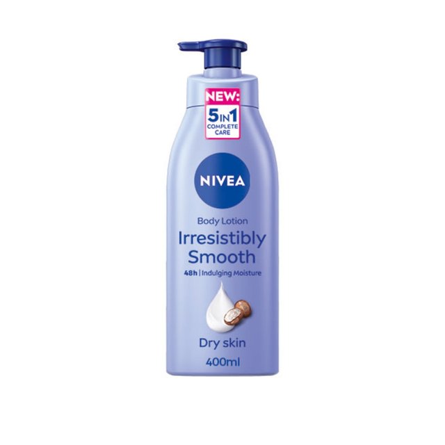 Nivea Body Lotion for Dry Skin, Irresistibly Smooth, 400ml
