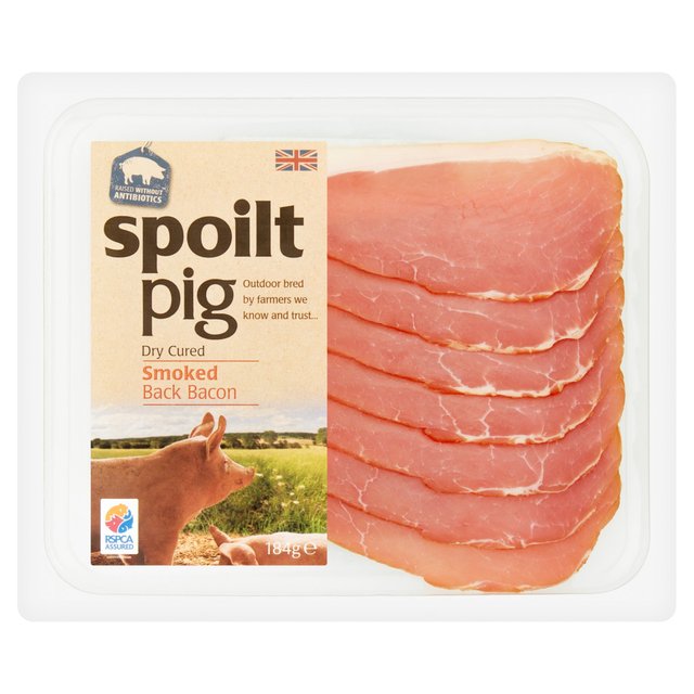 Spoiltpig Smoked Dry Cured Back Bacon, 184g