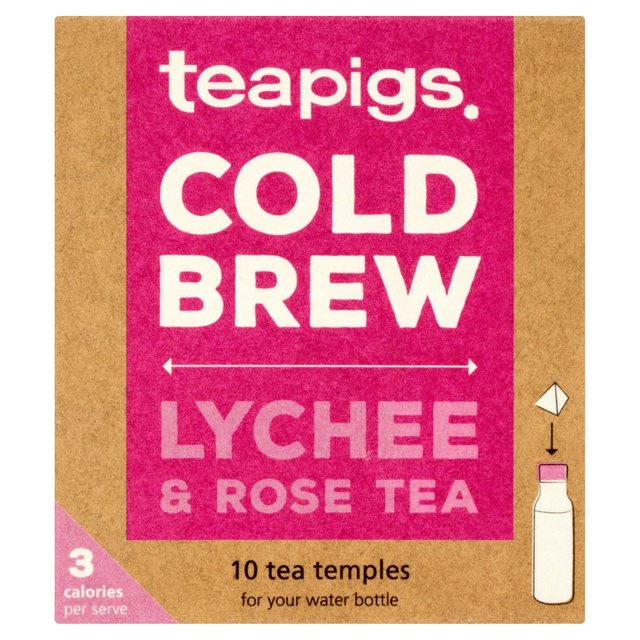 Teapigs Lychee & Rose Cold Brew Tea, 10 Per Pack