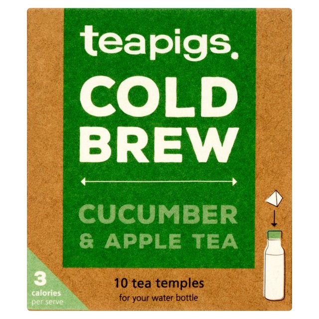 Teapigs Cucumber & Apple Cold Brew Tea, 10 Per Pack
