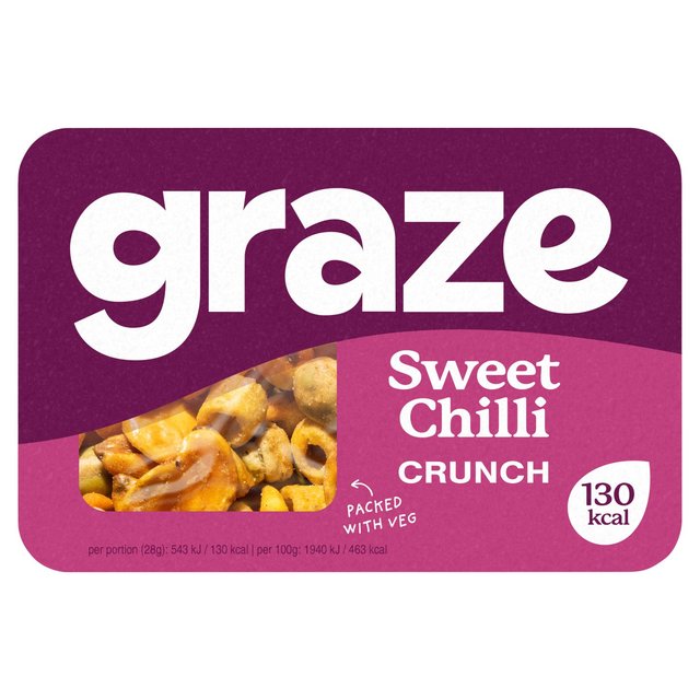 Graze Vegan Sweet Chilli Crunchy Mixed Snacks, 28g