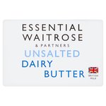 Essential Waitrose Unsalted Dairy Butter