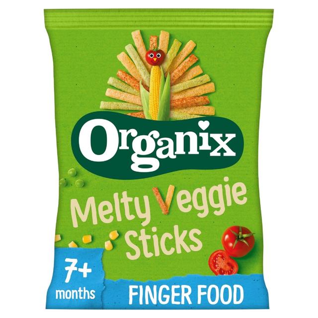 Organix Melty Veggie Organic Sticks Baby Snack 7 Months+, 15g