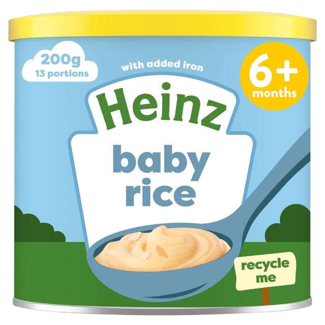 Heinz First Steps Dinner Baby Rice With Garden Veg Baby Food 6+ Months, 200g