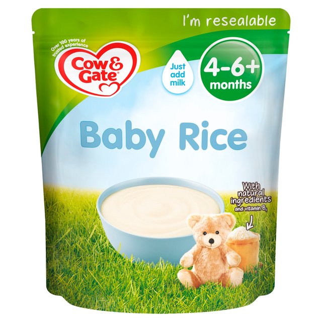 Cow & Gate Baby Rice, 4-6 Mths+, 100g
