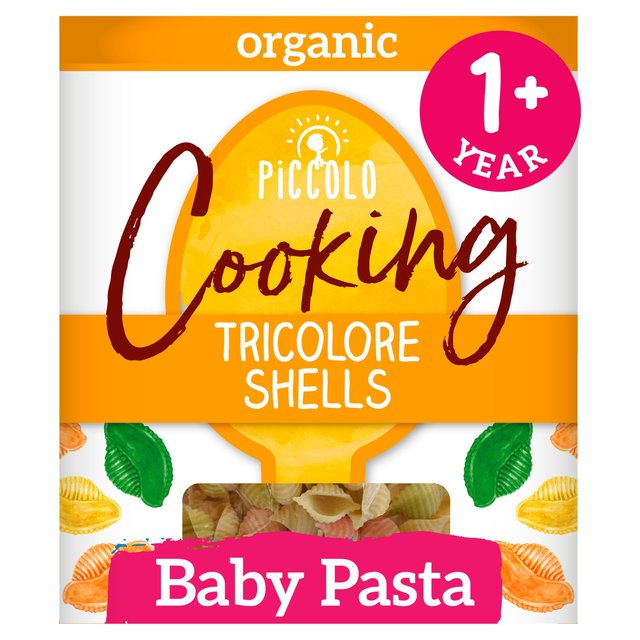 Piccolo Tricolore Organic Baby Pasta Shells, 12 Mths+, 400g