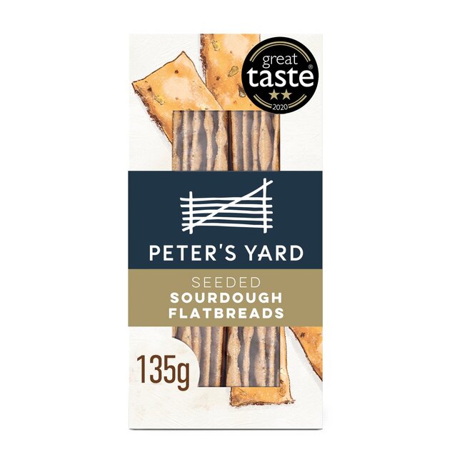 Peter’s Yard Seeded Sourdough Flatbreads, 135g