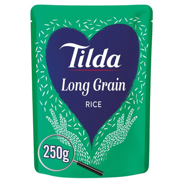 Tilda Microwave Long Grain Rice, 250g