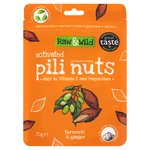 Raw & Wild Activated Pili Nuts Turmeric & Ginger Organic