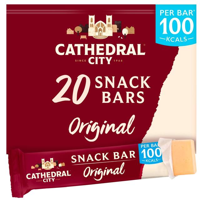 Cathedral City Mature Cheese Snack Bars, 20 x 24g