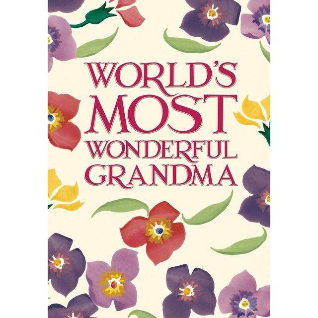 Emma Bridgewater Wonderful Grandma Greeting Card, 16x16cm