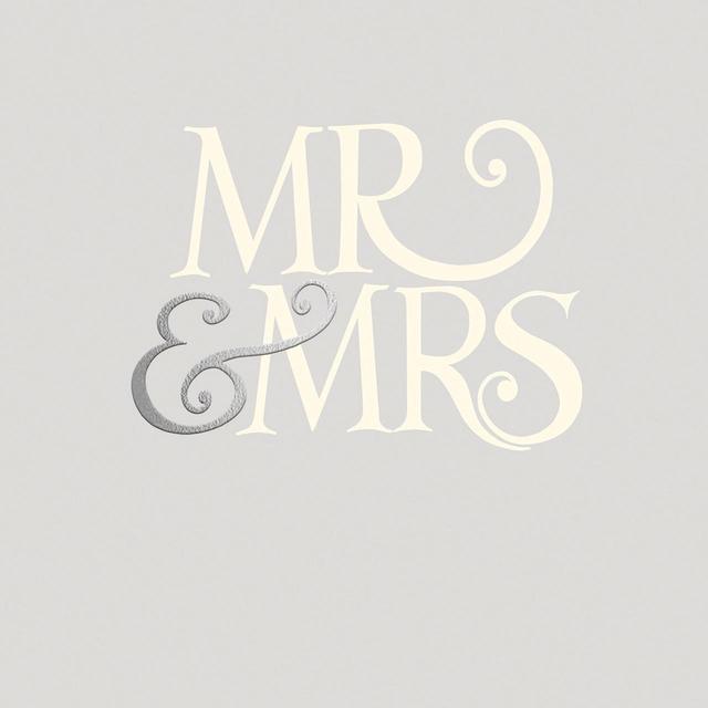 Emma Bridgewater Mr & Mrs Wedding Card, 160x160mm