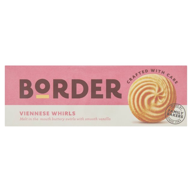 Border Biscuits Light and Buttery Viennese Whirls, 150g