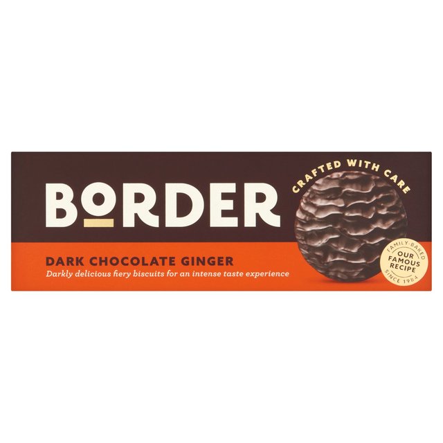 Border Biscuits Dark Chocolate Gingers, 150g