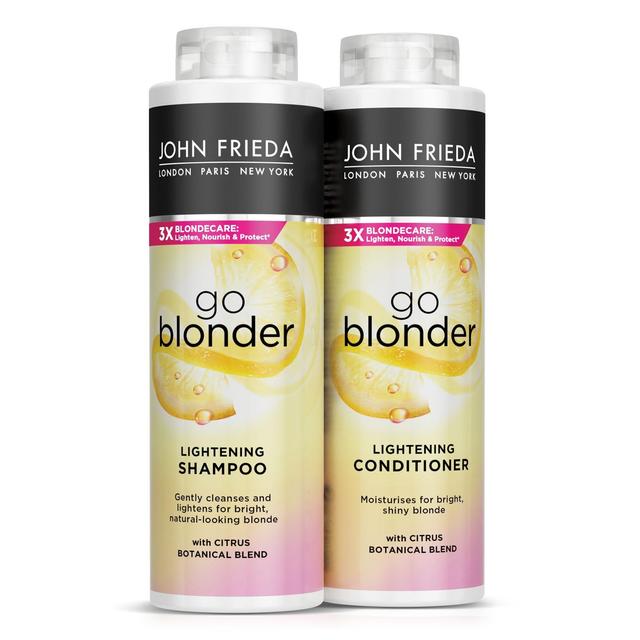John Frieda Sheer Blonde Go Blonder Shampoo & Conditioner Duo, 2 x 500ml