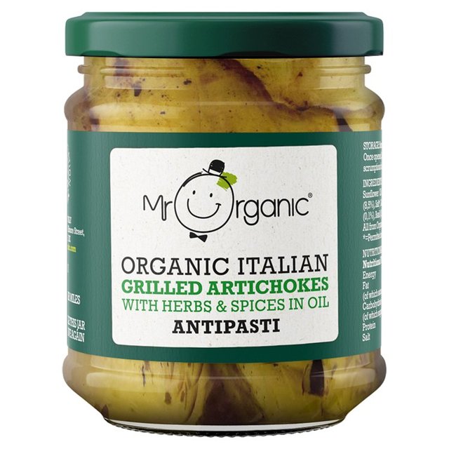 Mr Organic Grilled Artichoke Antipasti, 190g