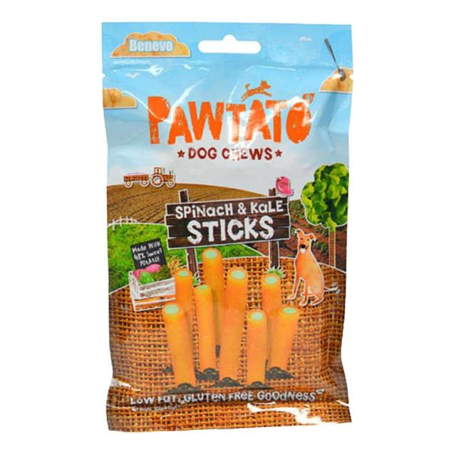 Benevo Pawtato Spinach & Kale Sticks, Vegan Dog Treats, 120g