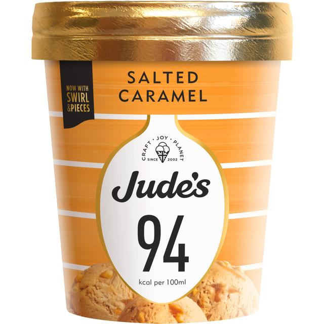 Jude’s Lower Calorie Salted Caramel, 460ml