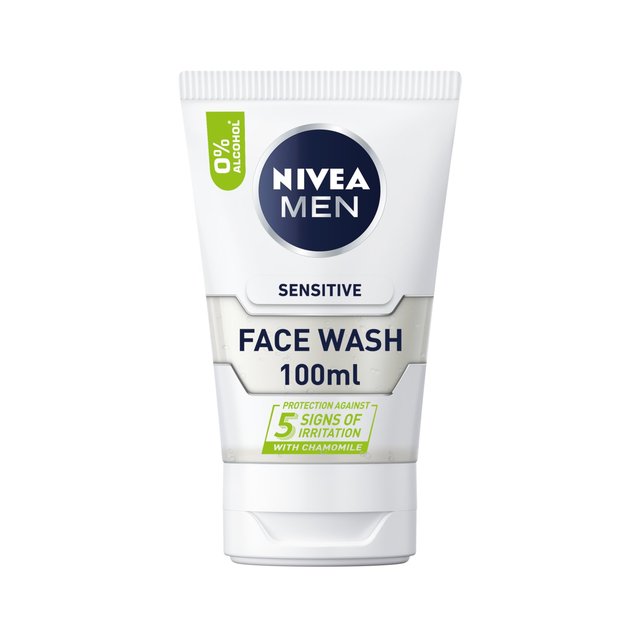 Nivea Men Sensitive Face Wash With 0% Alcohol, 100ml