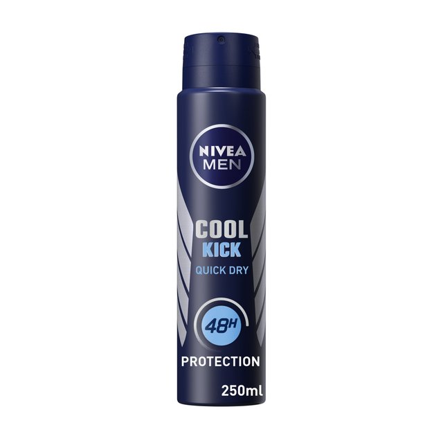 Nivea Men Cool Kick Anti-Perspirant Deodorant Spray, 250ml