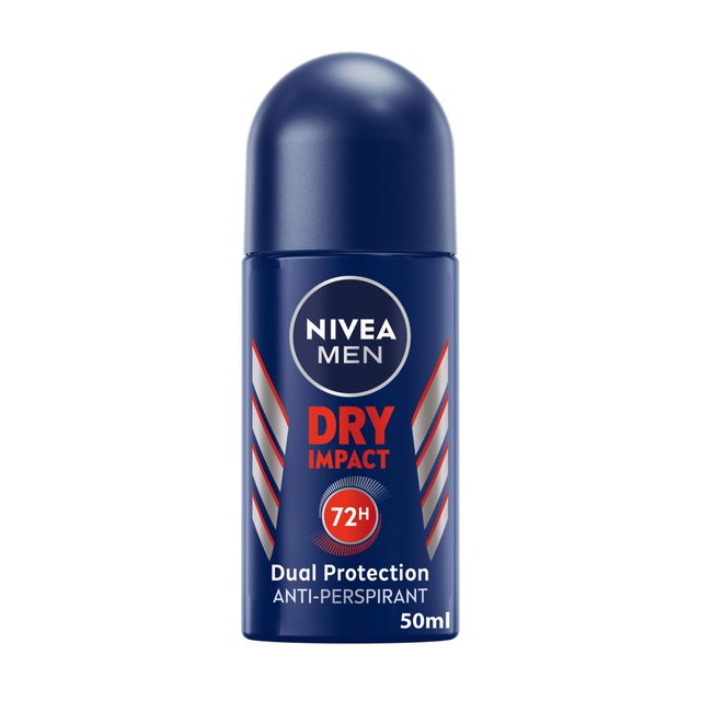 Nivea Men Dry Impact Anti-Perspirant Deodorant Roll-On, 50ml